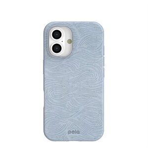 Pela iPhone 16 Powder Blue Ebb and Flow Case
